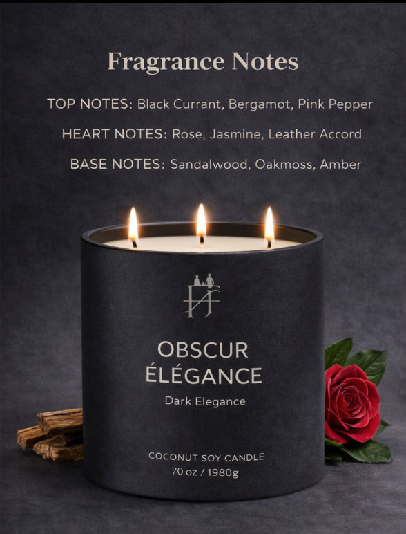 Obscur Elegance - 70 oz Luxe Candle