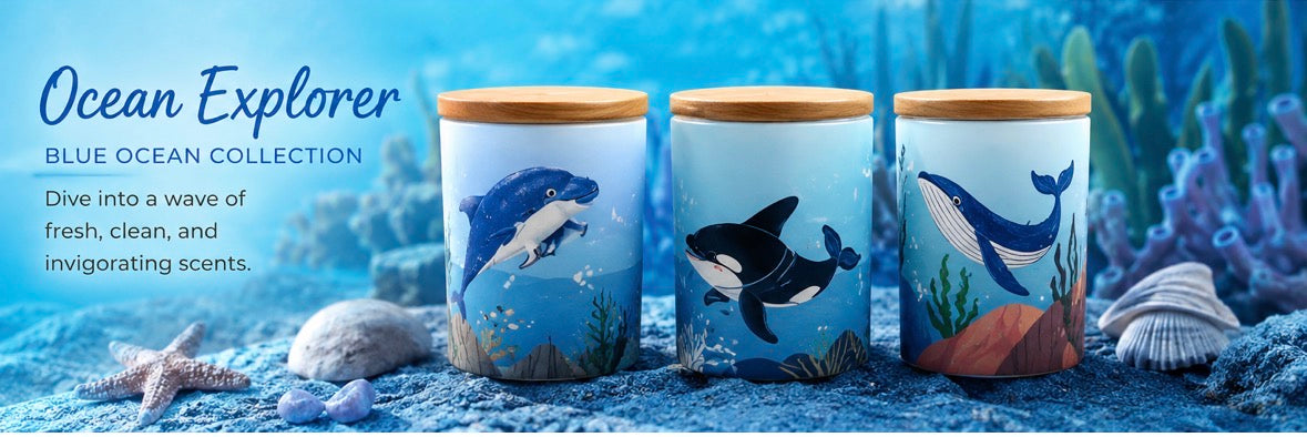 Ocean Adventure 2-in-1 Wickless Candle