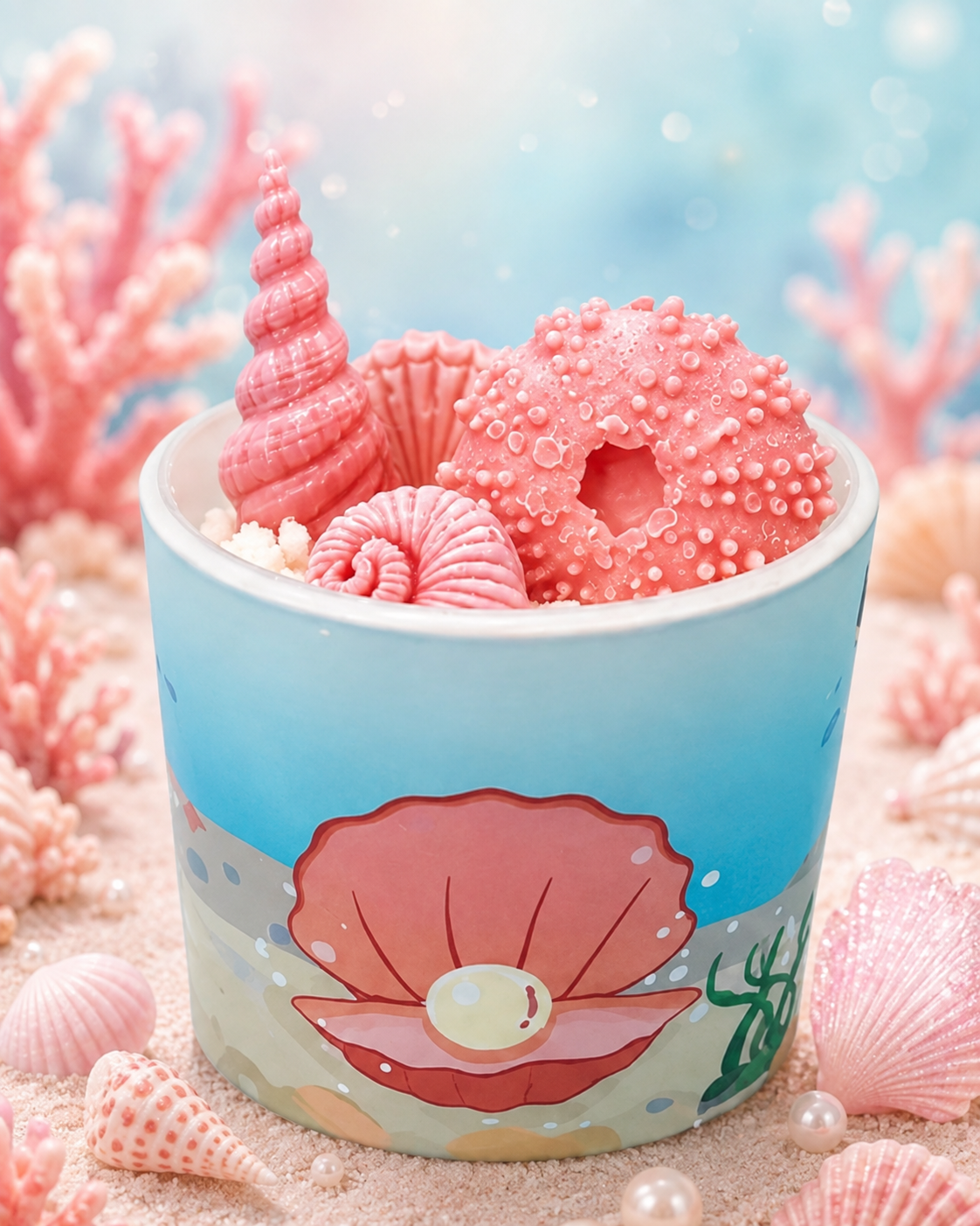 Coral Dreams 2-in-1 Wickless Candle