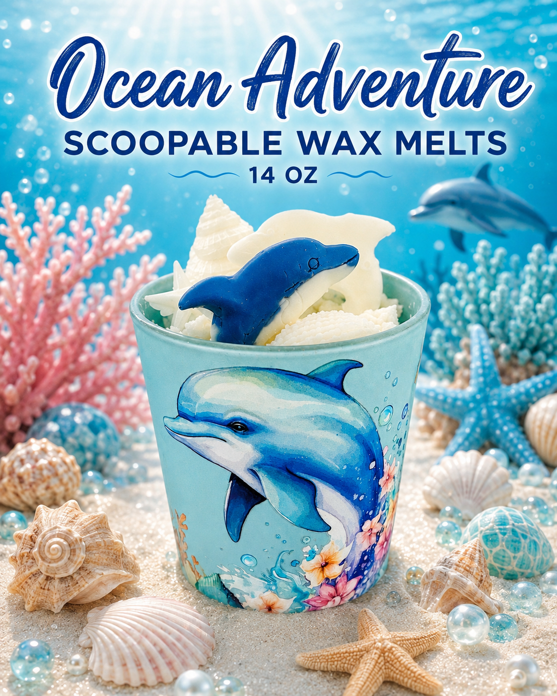 Ocean Adventure Scoopable Wax Melts-14 oz