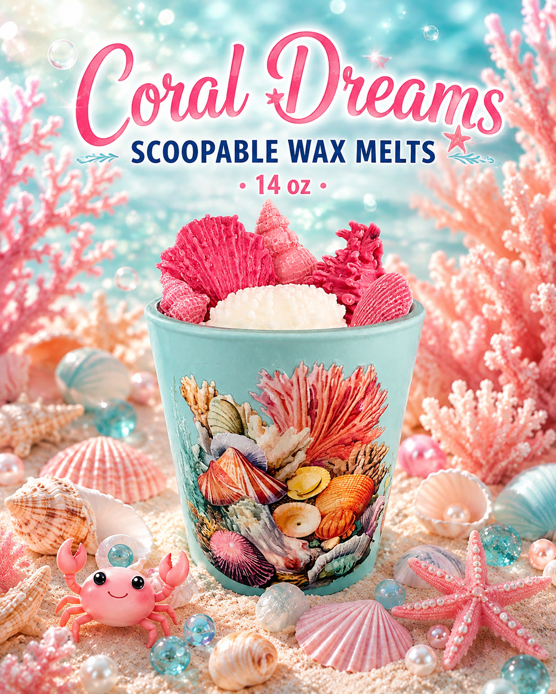 Coral Dream Scoopable Wax Melts
