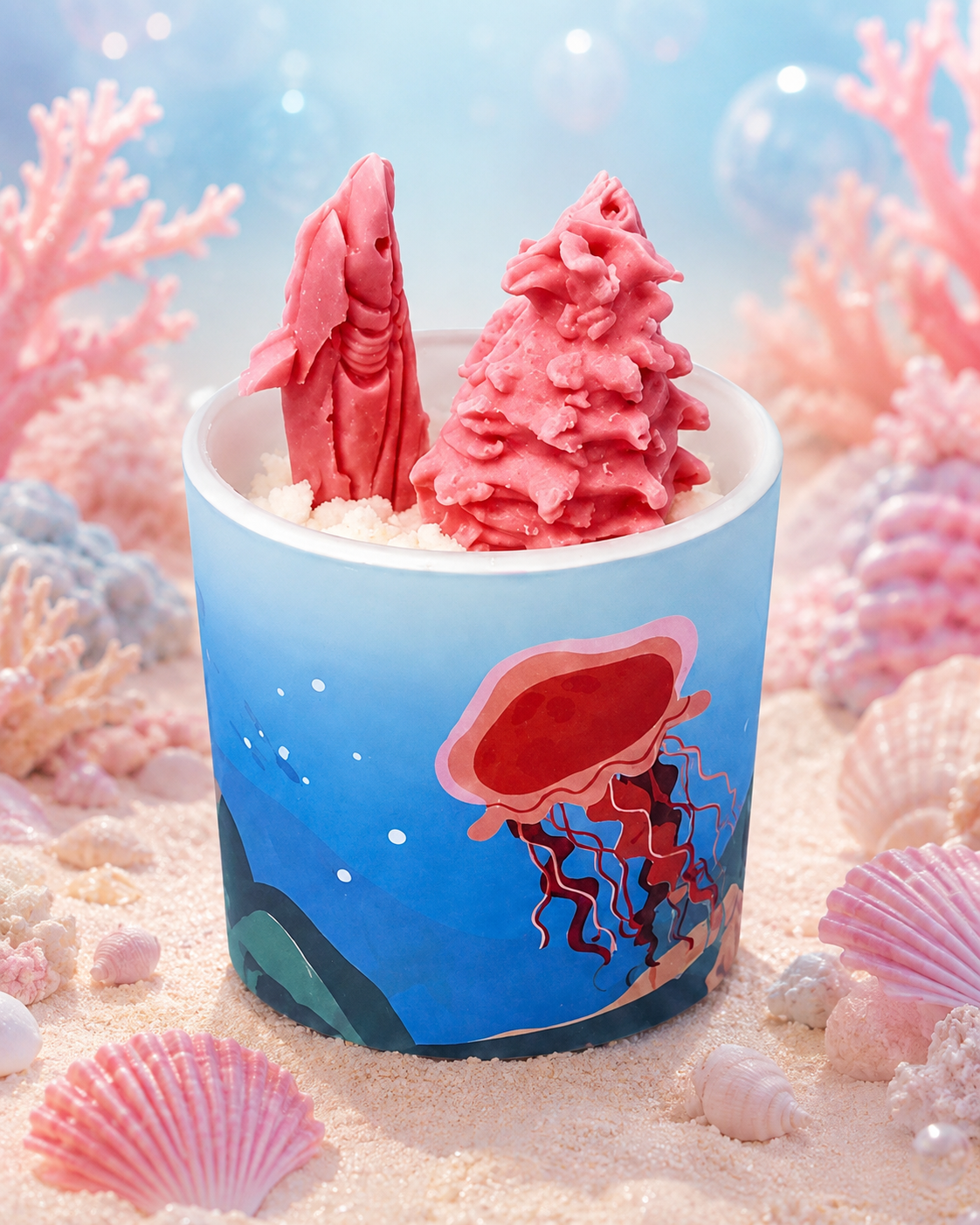 Coral Dreams 2-in-1 Wickless Candle