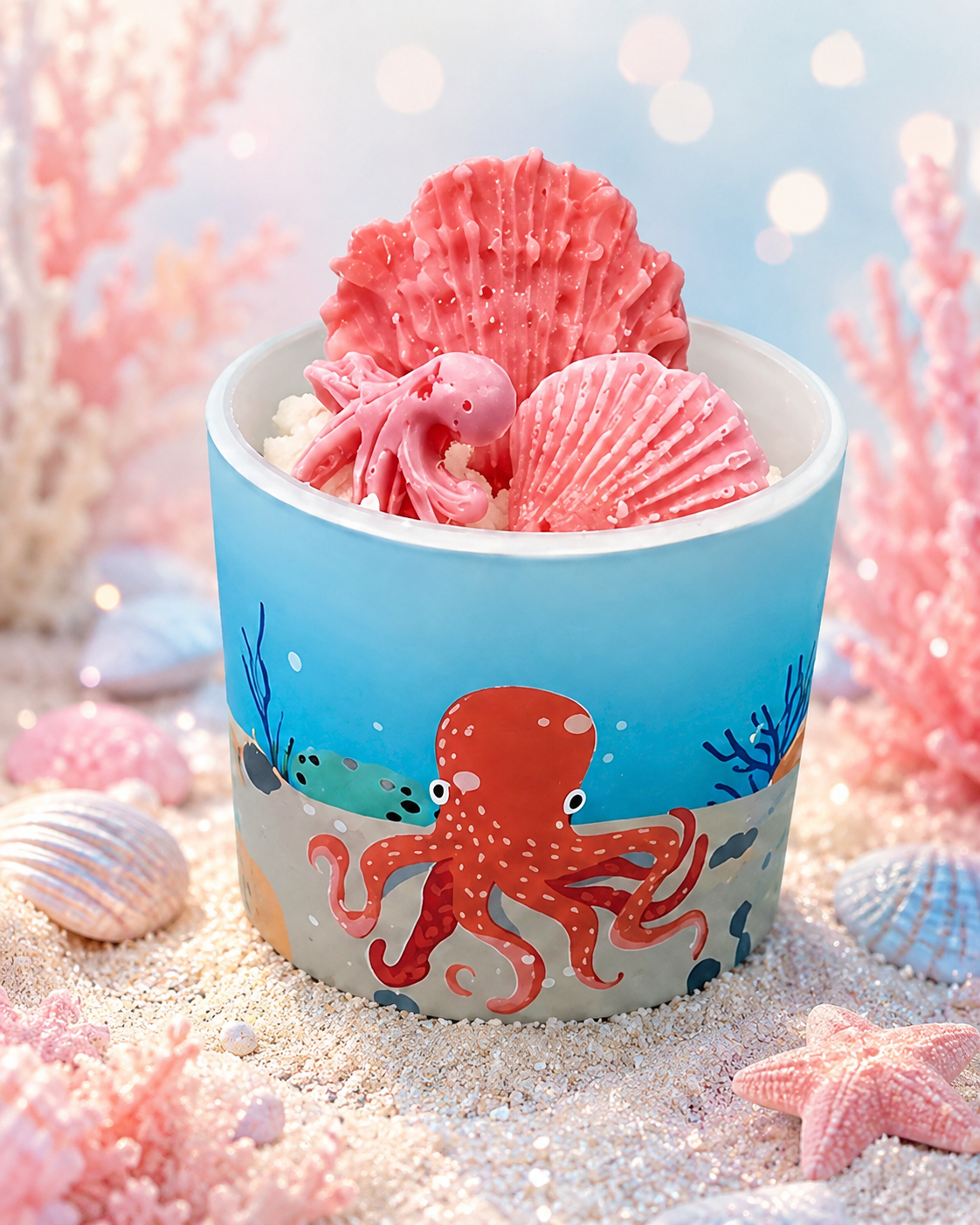 Coral Dreams 2-in-1 Wickless Candle
