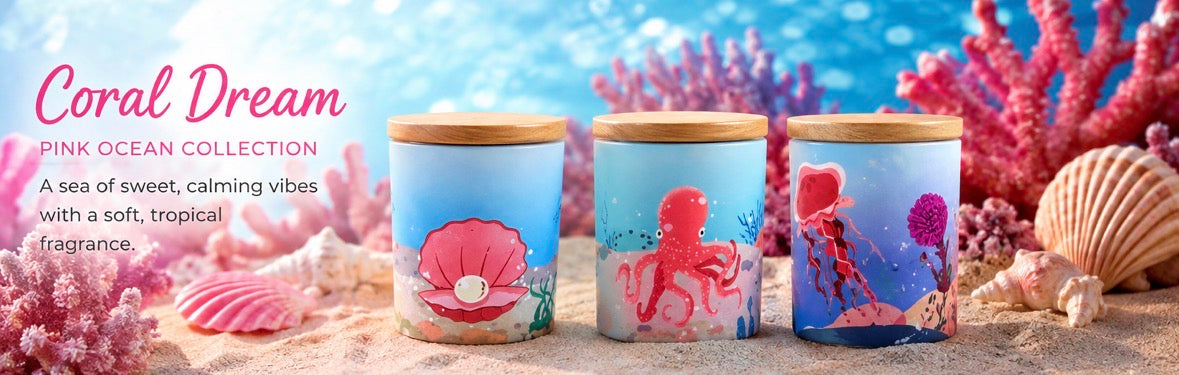 Coral Dreams 2-in-1 Wickless Candle